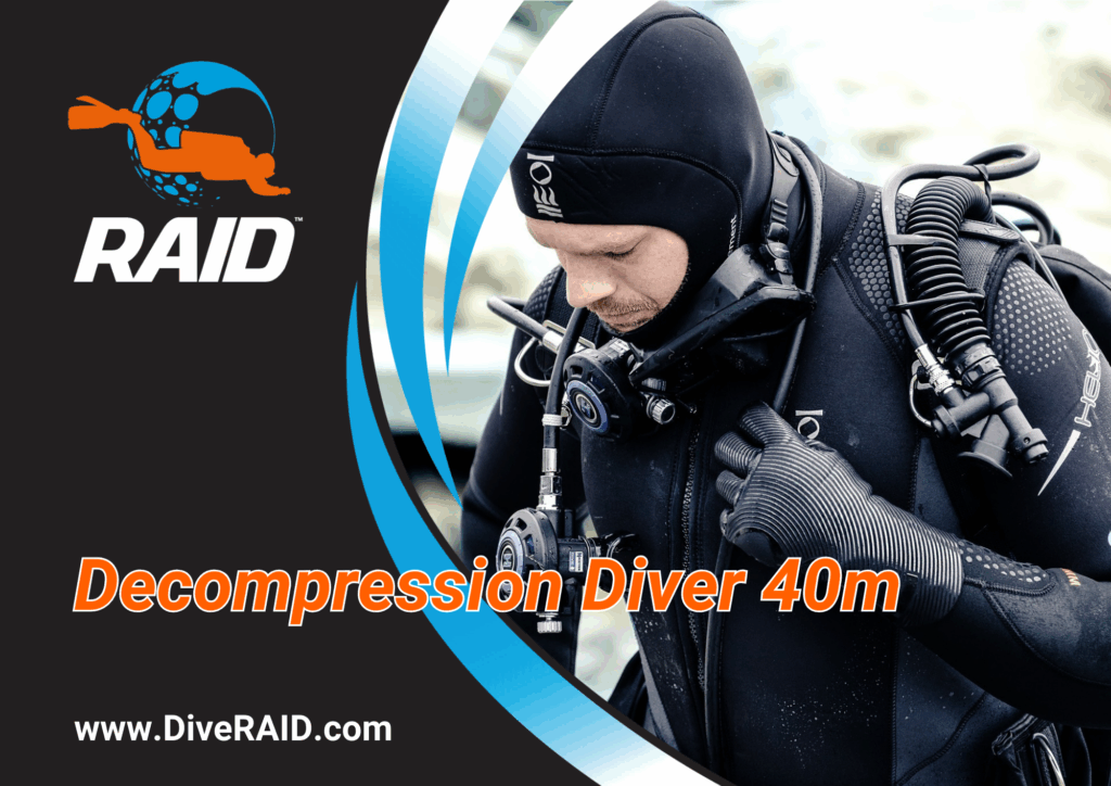 decompression diver 40m